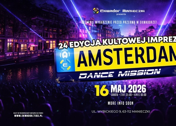 Bilety na  AMSTERDAM DANCE MISSION - EDYCJA 24!